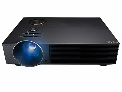 ASUS ProArt A1 LED WiFi Projector - Full HD, 3000 Lumens, ∆E < 2, 98% sRGB and Rec. 709, 2D keystone correction, Home Theater Experience, HDMI, VGA, USB Connectivity, Wireless mirroring