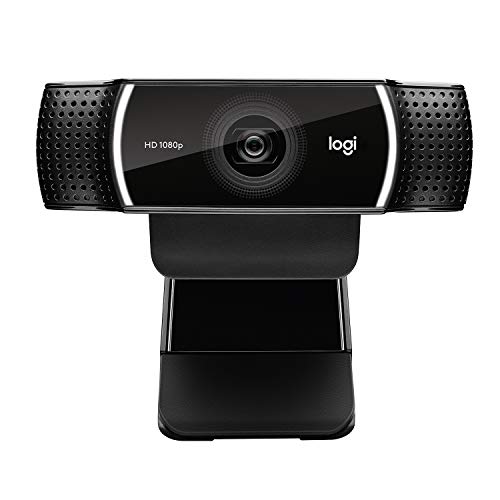 Logitech C922x Pro Stream Webcam – Full 1080p HD Camera, Black