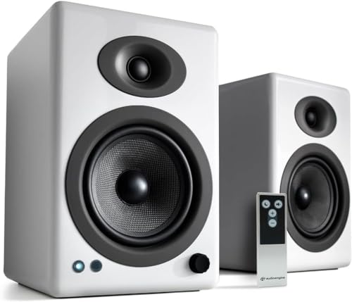 Audioengine A5 Powered Home Theater Bookshelf Speakers - 150W Premium Studio Monitors